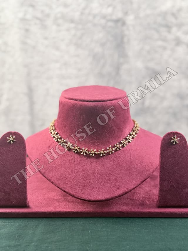 NAKSHATRA — CZ Star Vine Necklace Set